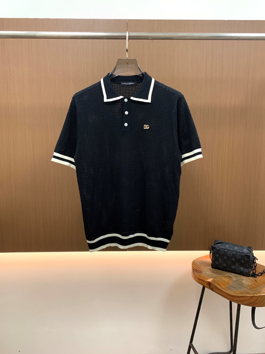 돌체엔가바나 상품 돌체엔가바나 Dolce & Gabbana 남성용 니트 POLO 반팔 티셔츠