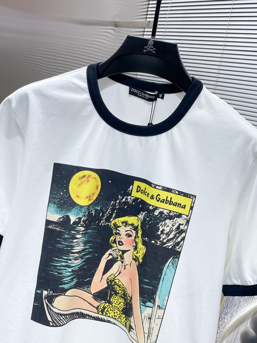 돌체엔가바나 상품 돌체엔가바나 Dolce & Gabbana 남성용 반팔 티셔츠 상세 이미지 3