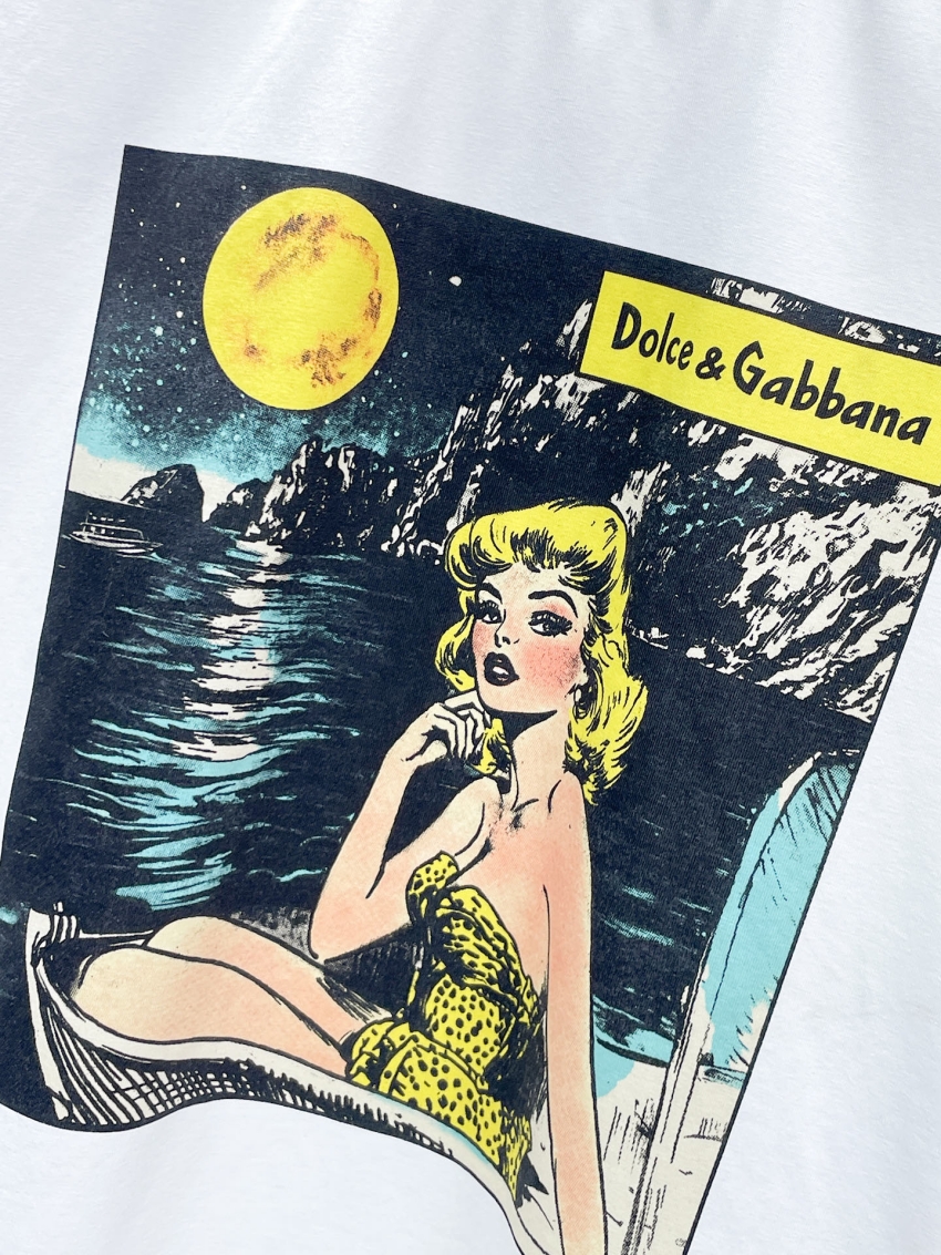 돌체엔가바나 상품 돌체엔가바나 Dolce & Gabbana 남성용 반팔 티셔츠 상세 이미지 4