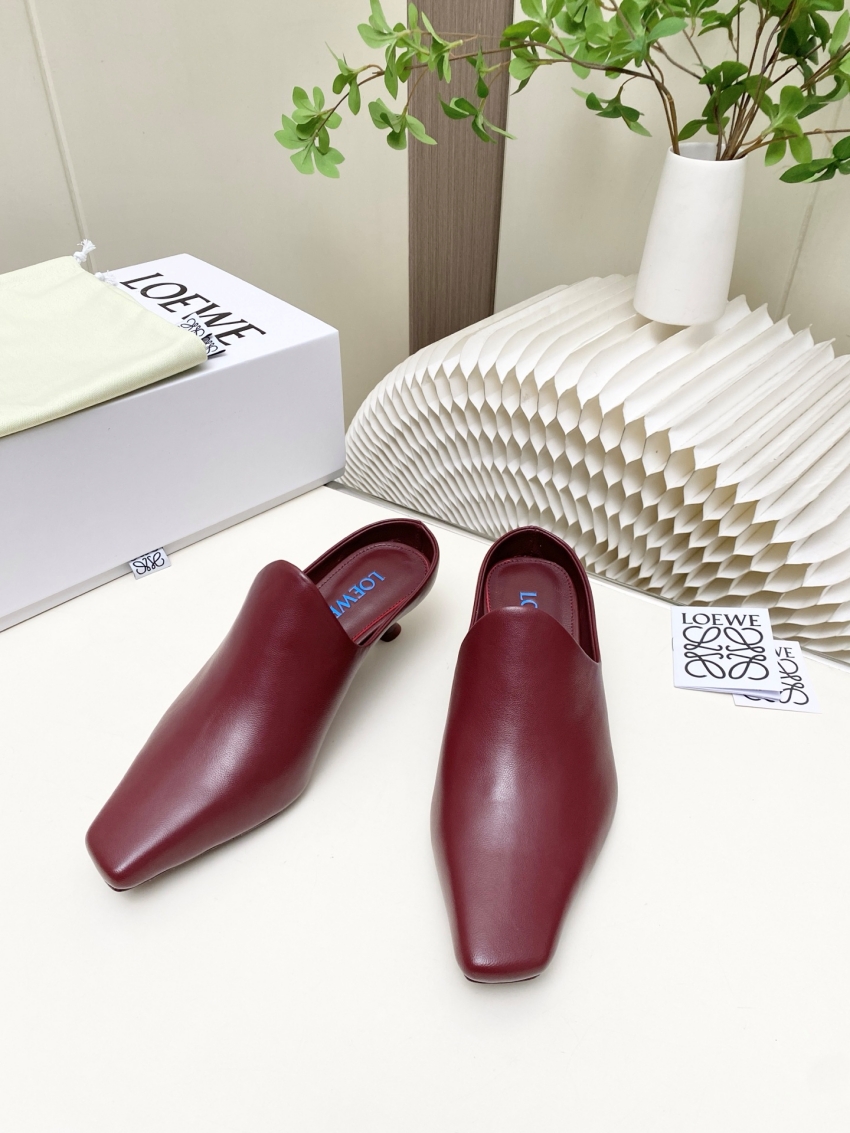 로에베 상품 로에베 LOEWE 여성용 힐 샌들