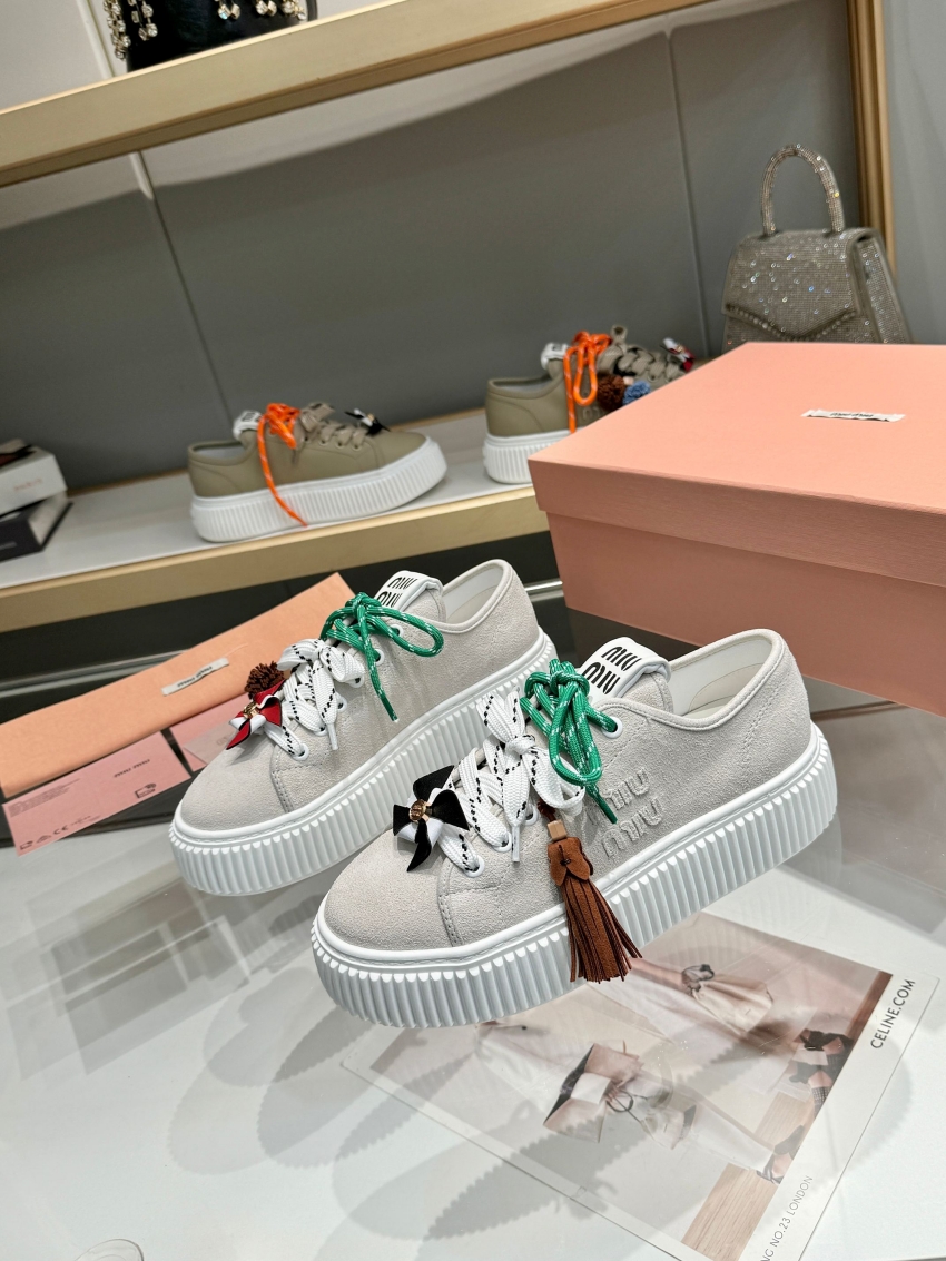 미우미우 상품 미우미우 MIUMIU 여성용 스니커즈