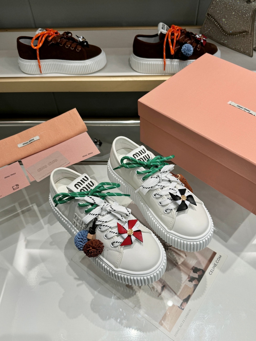 미우미우 상품 미우미우 MIUMIU 여성용 스니커즈
