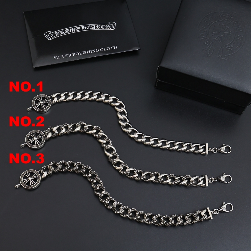 크롬하츠 상품 크롬하츠 Chrome Hearts Bracelet 팔찌 3가지