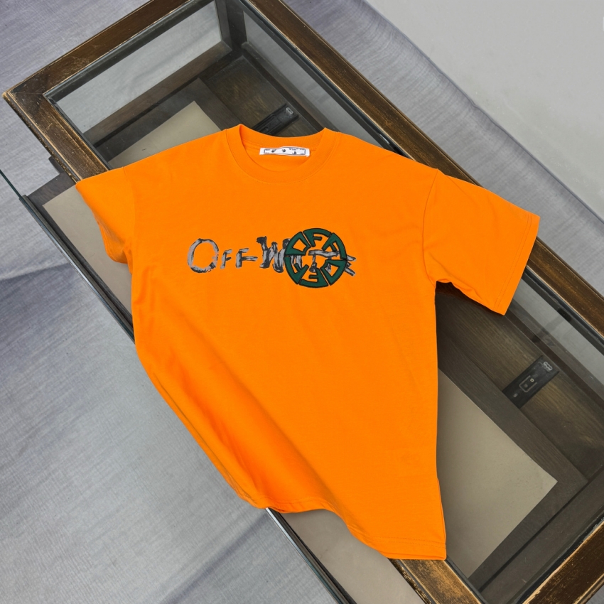오프화이트 상품 오프화이트 OFF WHITE 남녀공용 반팔 티셔츠