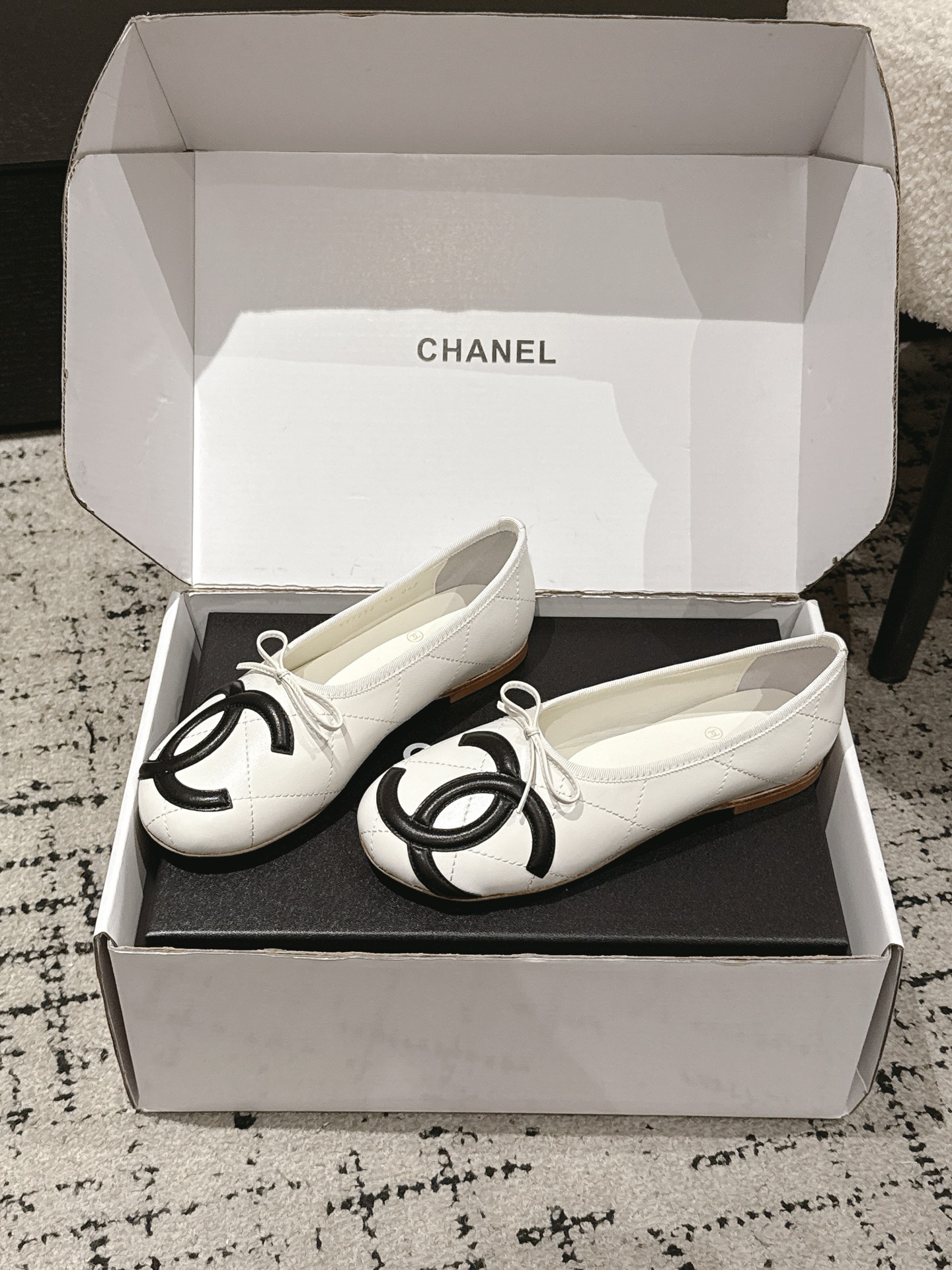 샤넬 상품 샤넬 Chanel Coco Beach 코코 비치 발레리나 플랫 발레리나 슈즈