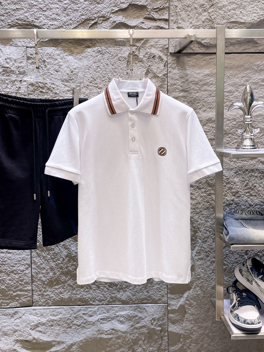 제그나 상품 제그나 ZEGNA 남성용 POLO 반팔 티셔츠
