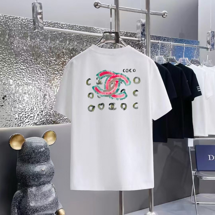 샤넬 상품 샤넬 Chanel 남녀공용 반팔 티셔츠