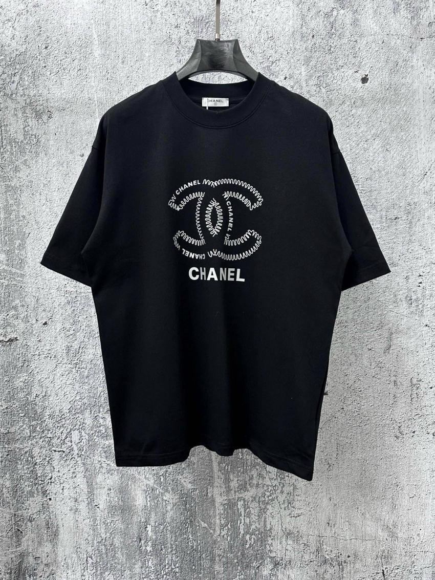 샤넬 상품 샤넬 Chanel 남녀공용 반팔 티셔츠