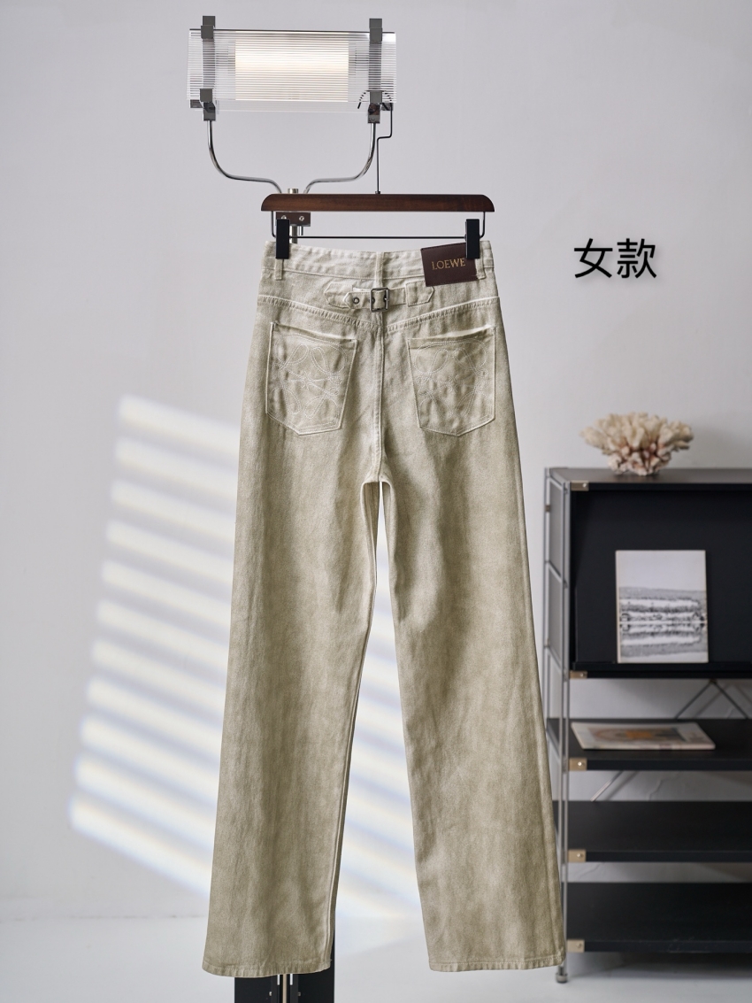 로에베 상품 로에베 LOEWE 여성용 긴바지 데님 팬츠