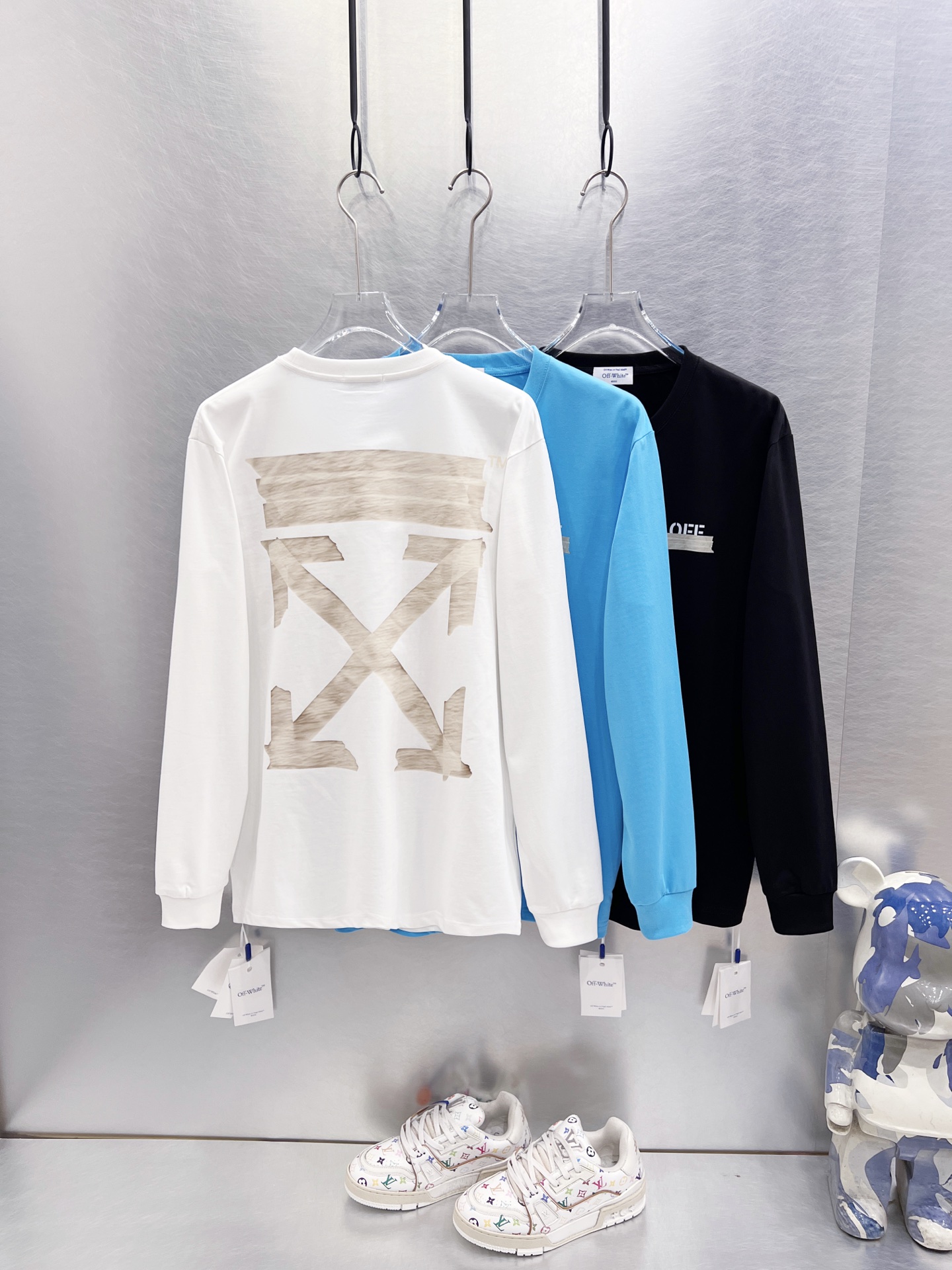 오프화이트 상품 오프화이트 OFF WHITE 남녀공용 맨투맨 3COLOR
