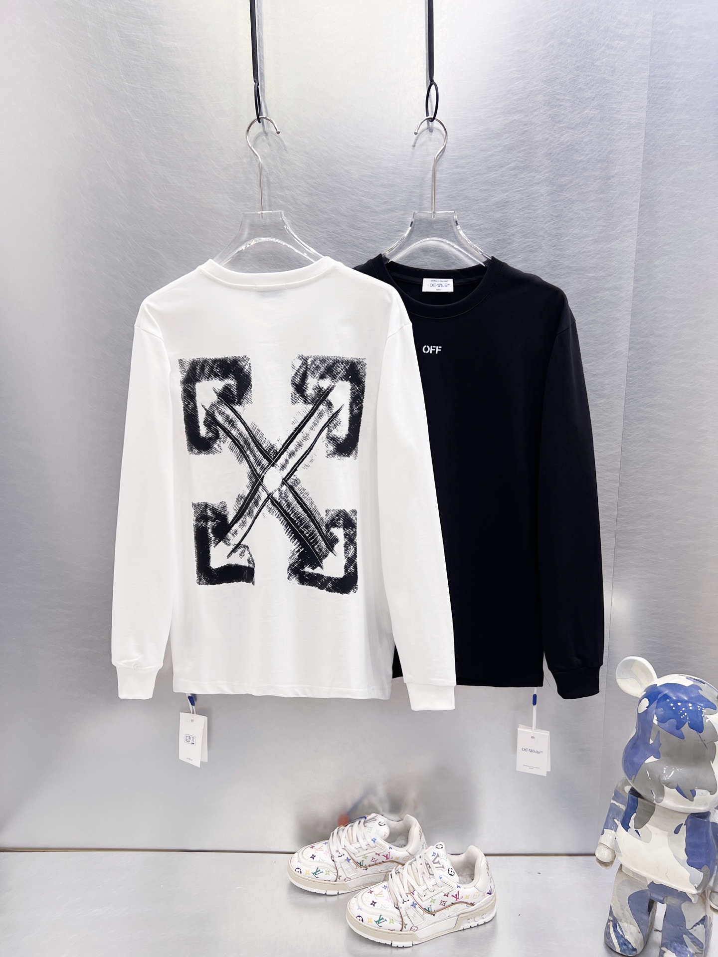 오프화이트 상품 오프화이트 OFF WHITE 남녀공용 맨투맨 2COLOR