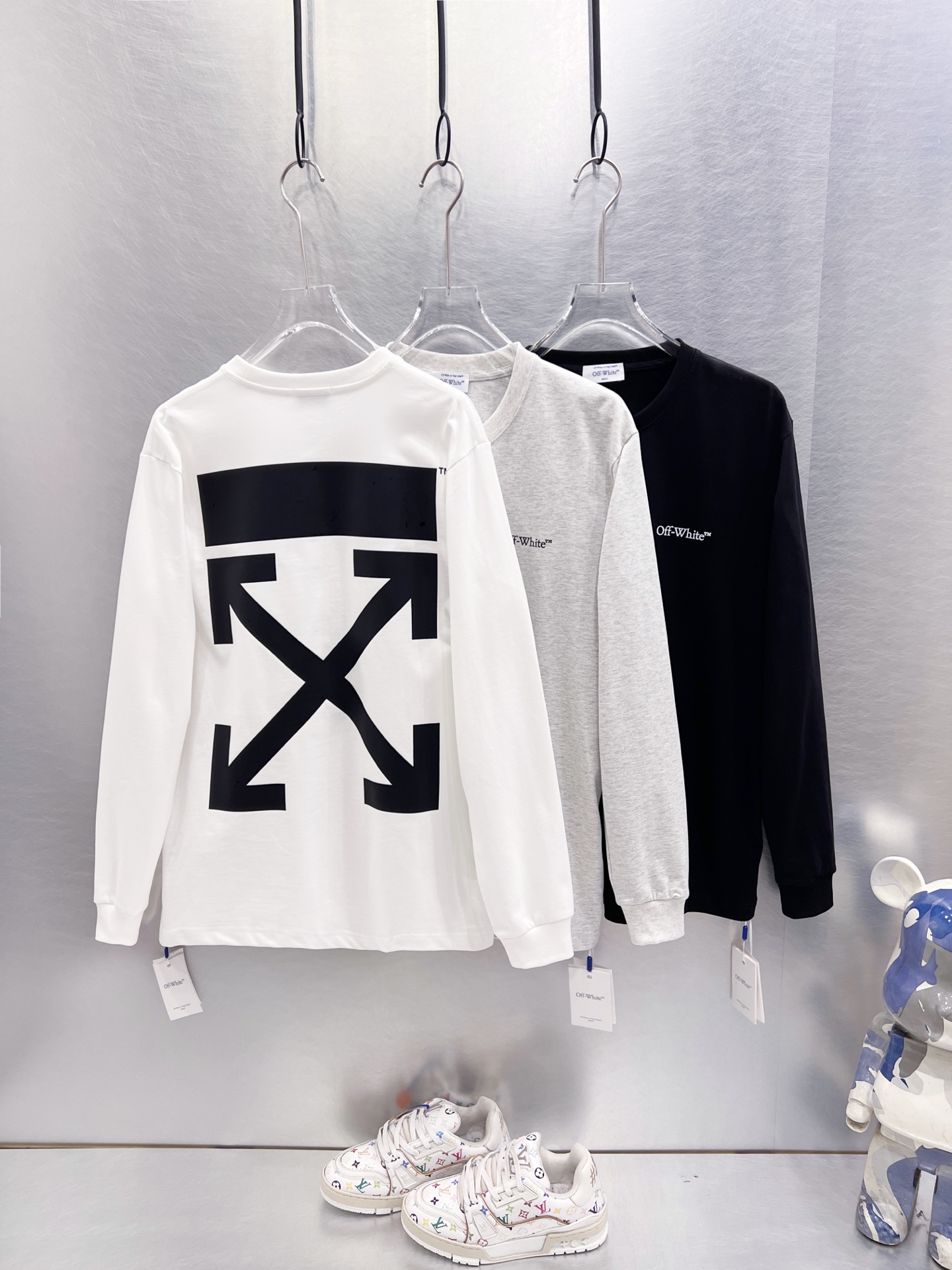 오프화이트 상품 오프화이트 OFF WHITE 남녀공용 맨투맨 3COLOR