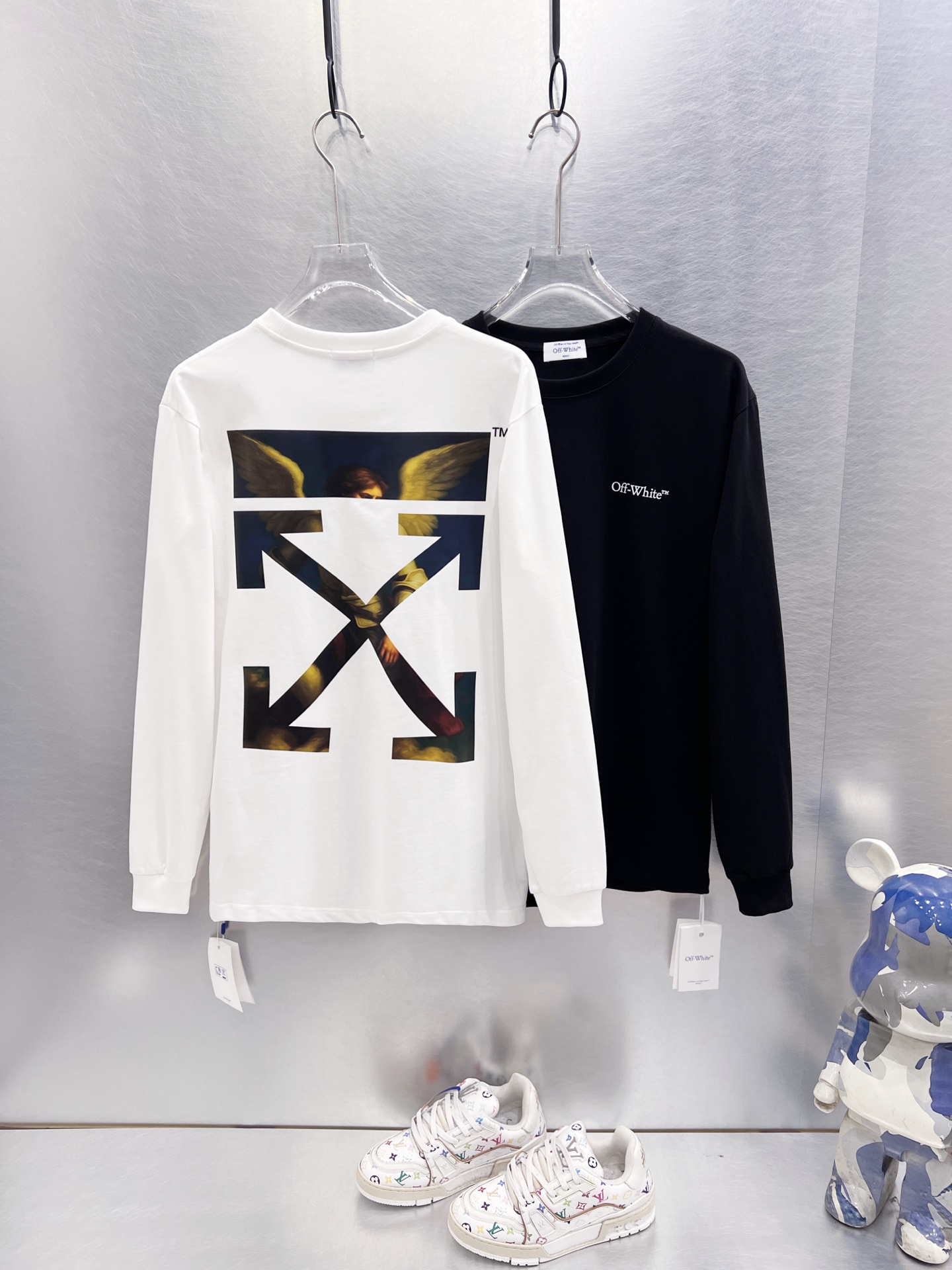 오프화이트 상품 오프화이트 OFF WHITE 남녀공용 맨투맨 2COLOR