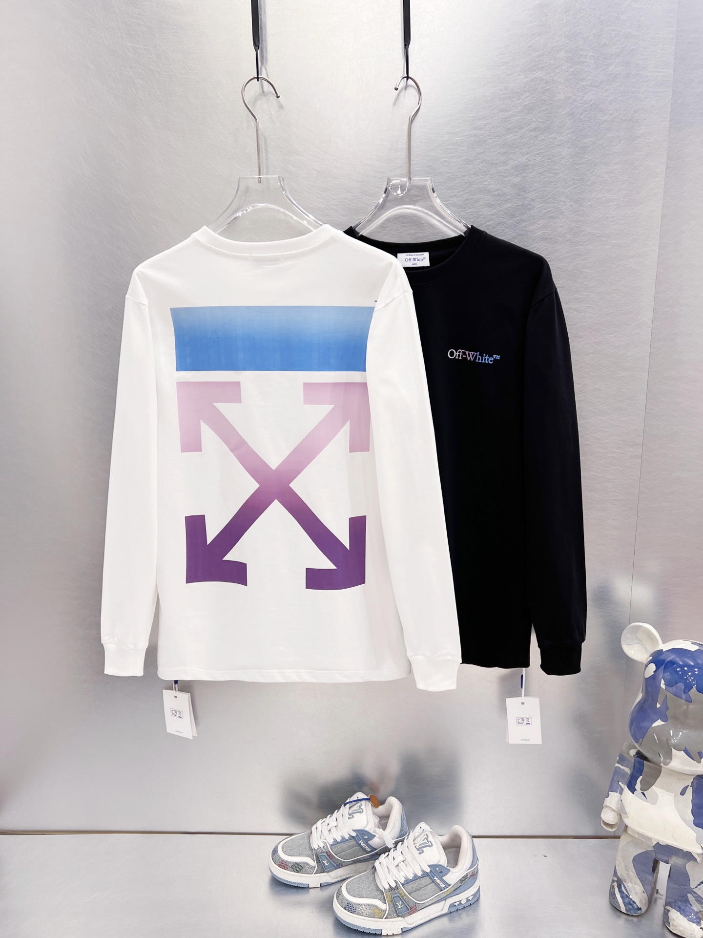오프화이트 상품 오프화이트 OFF WHITE 남녀공용 맨투맨 2COLOR
